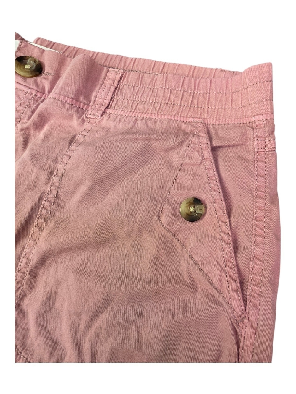 SONOMA Goods For Life Women's Size 16 Pink Utility Cargo Shorts Elastic Waist - Picture 2 of 8